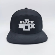 Load image into Gallery viewer, The Black Box 7 Panel Hat