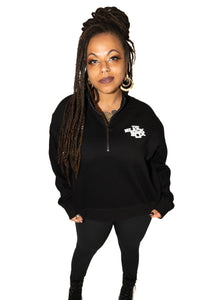 The Black Box Half Zip Crew (Womens)