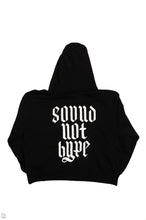 Load image into Gallery viewer, Sound Not Hype Half Zip Hoodie (Womens)