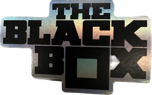 The Black Box Halograhic Sticker