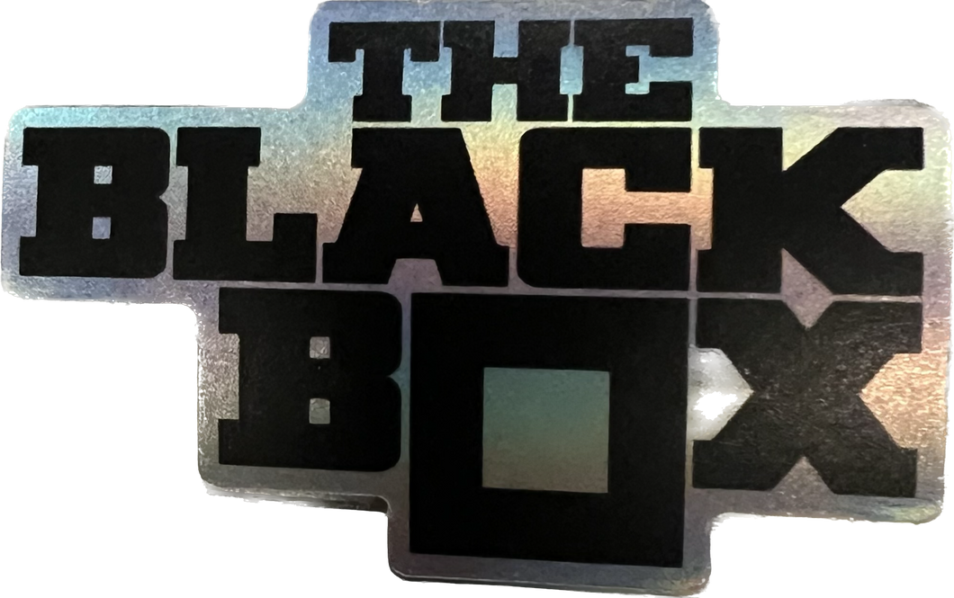 The Black Box Halograhic Sticker